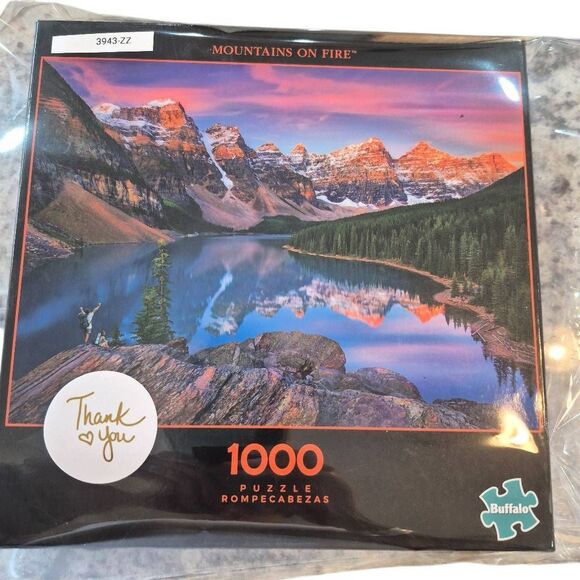 Buffalo Games Mountains on Fire 1000 pc Jigsaw Puzzle - Picture 5 of 11